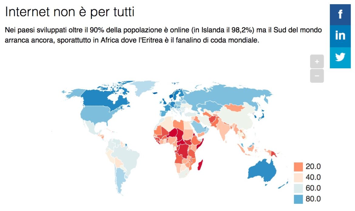 internet nel mondo