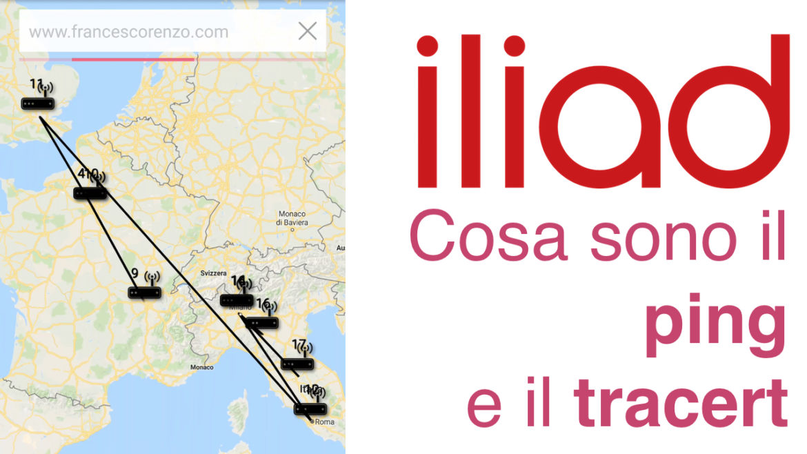 iliad ip francese ping tracert