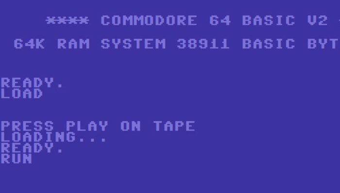 Commodore 64 - press play on tape