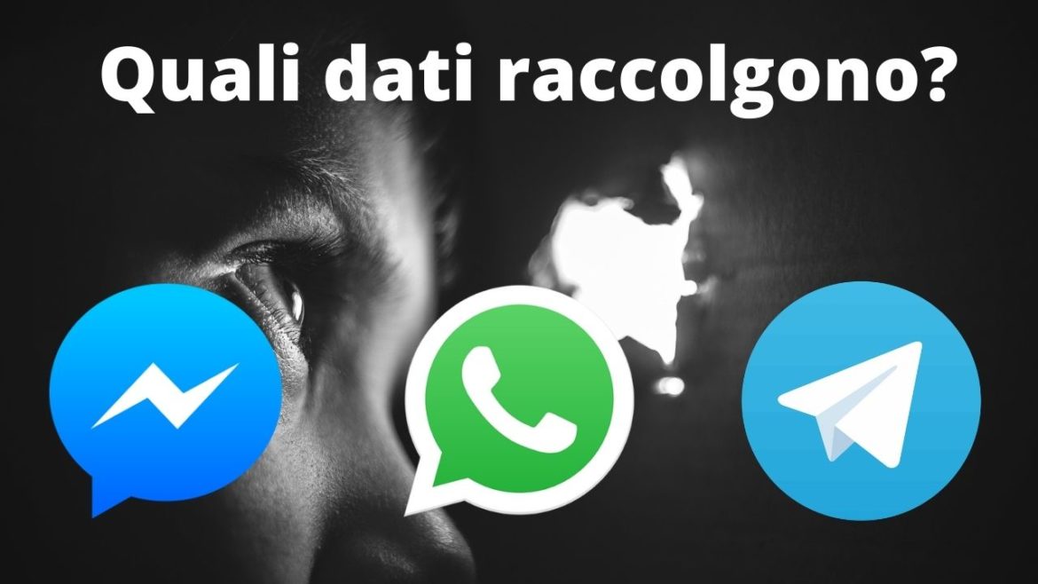 Quali dati raccolgono whatsapp messenger telegram