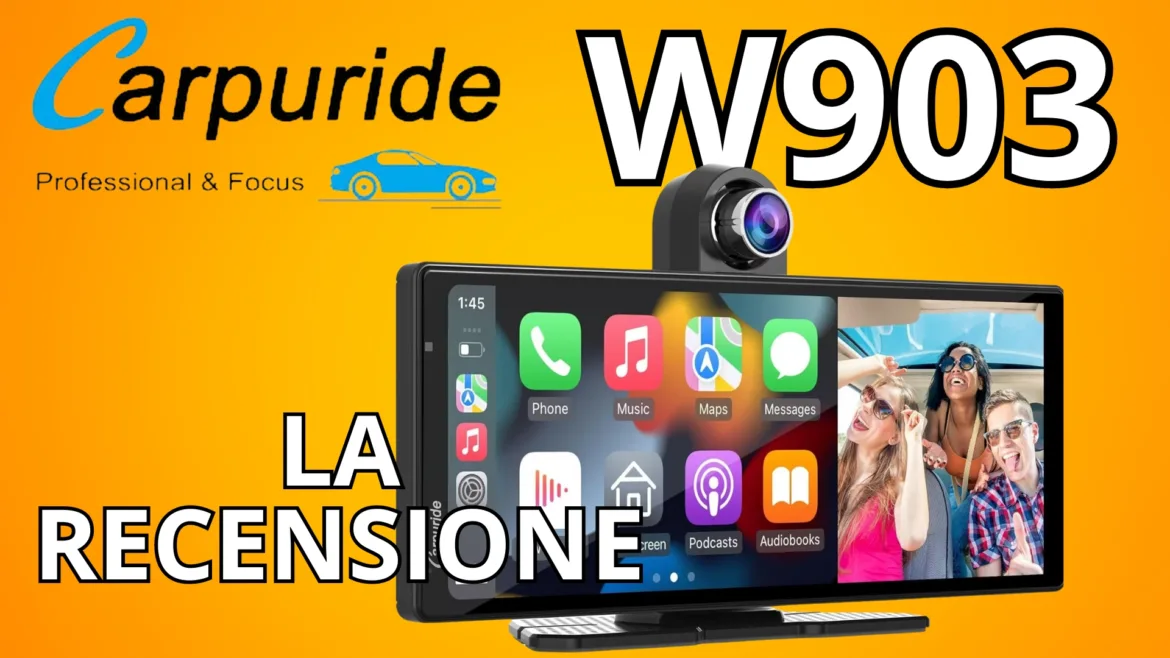 CARPURIDE W903 Console Multimediale Portatile Carplay e Android